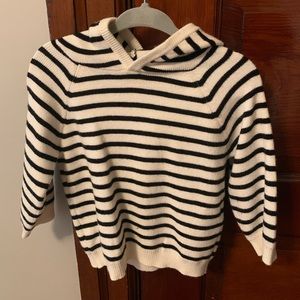 Zara baby striped sweater hoodie